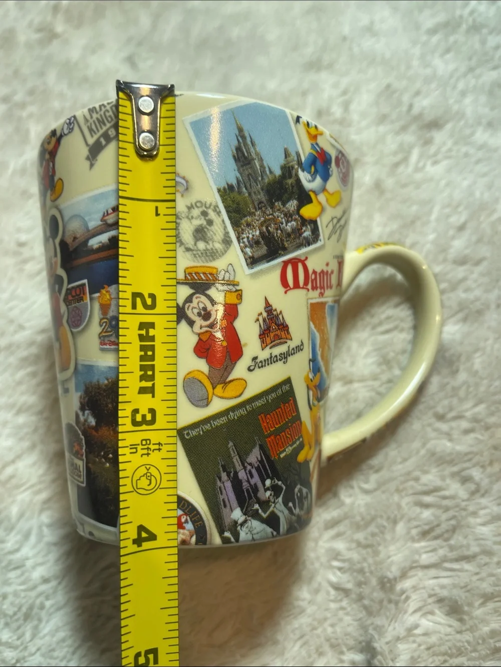Disney World glass mug